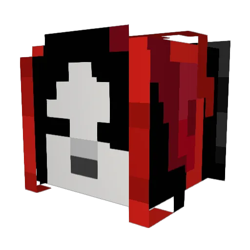Gaarlick Minecraft avatar head, 3D render