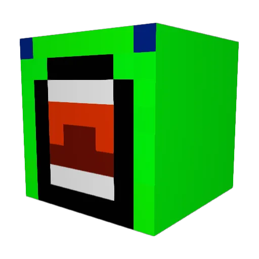 Gaaute Minecraft avatar head, 3D render