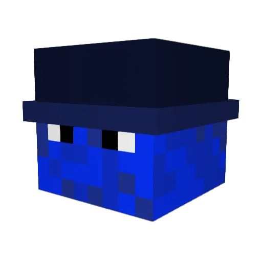 GabBemMin Minecraft avatar head, 3D render