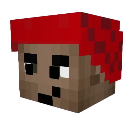 GabDoesYou Minecraft avatar head, 3D render