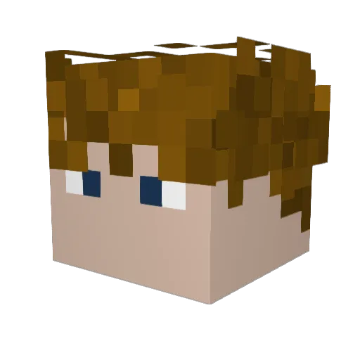 GabFunkin Minecraft avatar head, 3D render