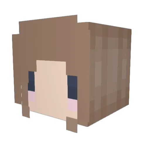 GabGab2520 Minecraft avatar head, 3D render