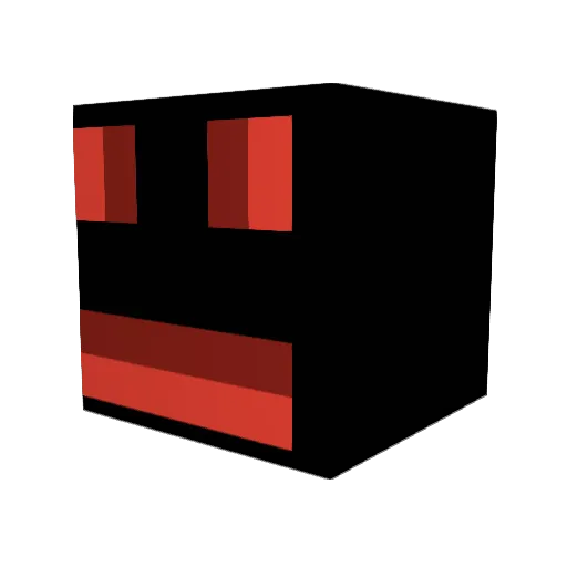 GabHeb Minecraft avatar head, 3D render