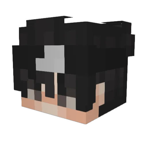 GabLeGigaBg Minecraft avatar head, 3D render