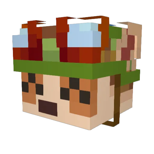 GabTalon Minecraft avatar head, 3D render