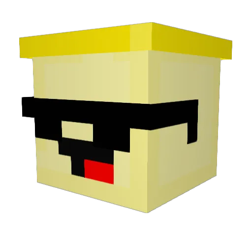 Gab_pim06 Minecraft avatar head, 3D render