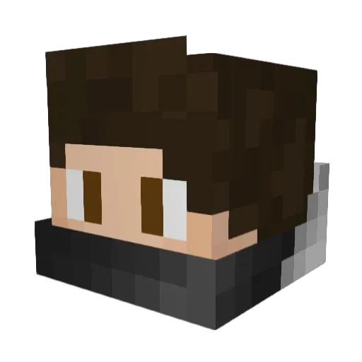 Gabay1954 Minecraft avatar head, 3D render