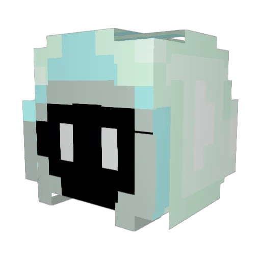 Gabba04 Minecraft avatar head, 3D render