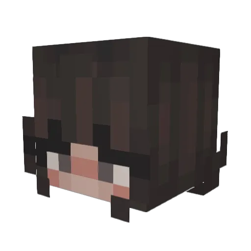 Gabbb3 Minecraft avatar head, 3D render