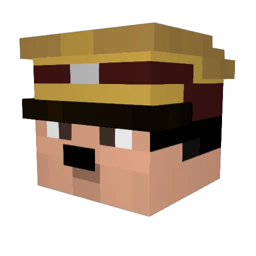 Gabby0711 Minecraft avatar head, 3D render