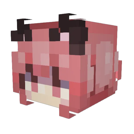 GabbyLEE99 Minecraft avatar head, 3D render