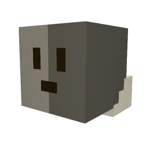 Gabby_180 Minecraft avatar head, 3D render