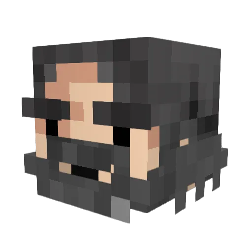 Gabe473 Minecraft avatar head, 3D render
