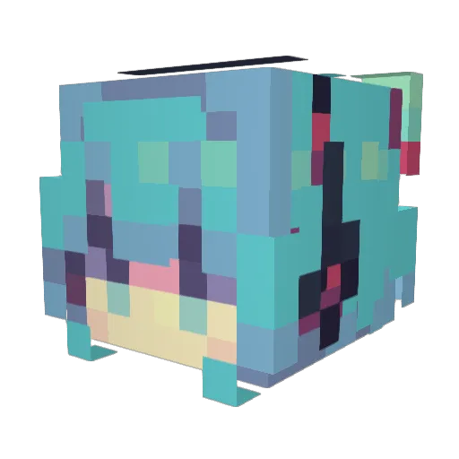 Gabe93130 Minecraft avatar head, 3D render