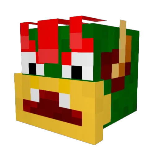 GabeChillin Minecraft avatar head, 3D render