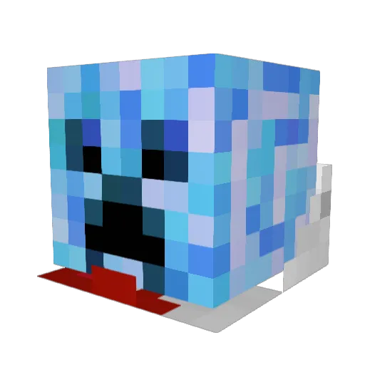 GabeFTW Minecraft avatar head, 3D render