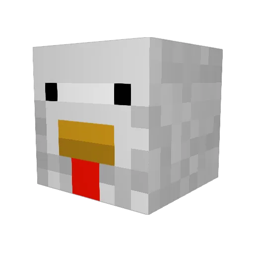 GabeFlipper55 Minecraft avatar head, 3D render