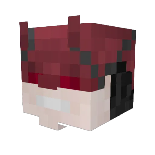 GabeGotLost Minecraft avatar head, 3D render