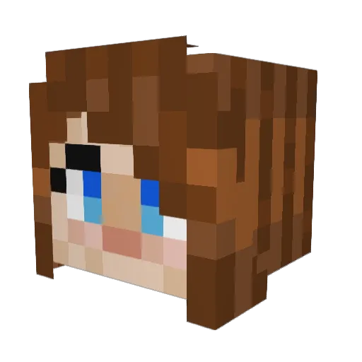 GabeItch2233 Minecraft avatar head, 3D render