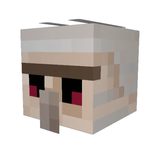 GabeMoz Minecraft avatar head, 3D render