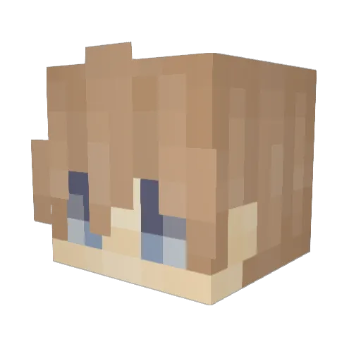 GabeTheBabe126 Minecraft avatar head, 3D render