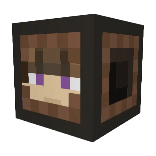 GabeTheLag Minecraft avatar head, 3D render