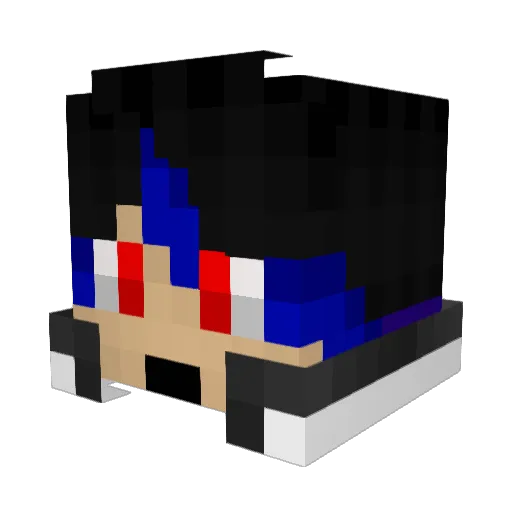 Gabe_Hargreaves Minecraft avatar head, 3D render