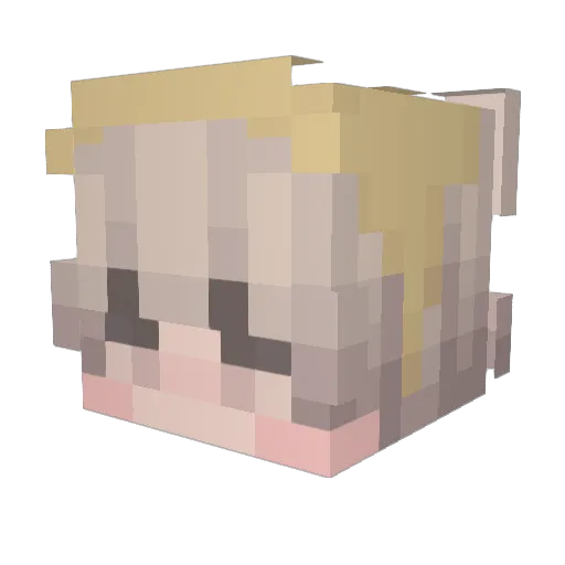 Gabe_the_Viking Minecraft avatar head, 3D render