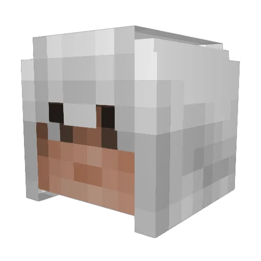 Gabel200 Minecraft avatar head, 3D render