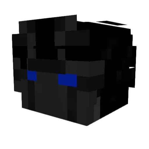 Gabeloko Minecraft avatar head, 3D render