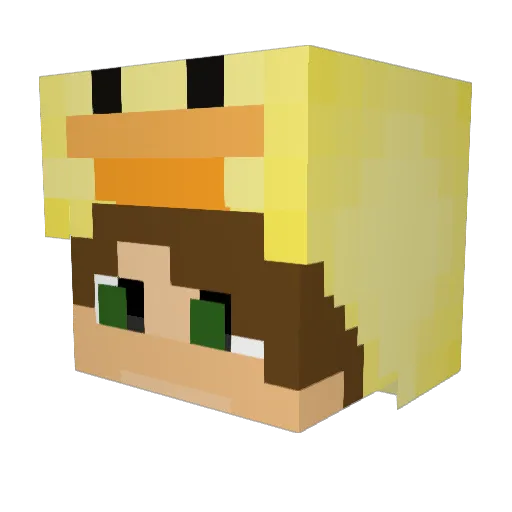GabeyBabey02 Minecraft avatar head, 3D render