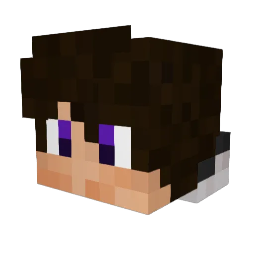 GabiEnElFree Minecraft avatar head, 3D render
