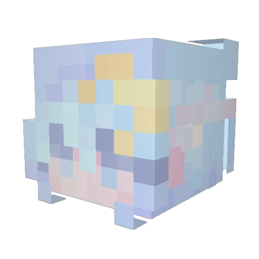 GabiRWC Minecraft avatar head, 3D render
