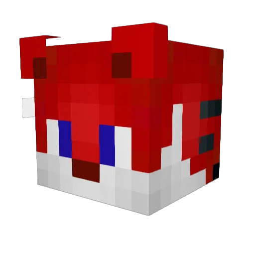 Gabilou2014 Minecraft avatar head, 3D render