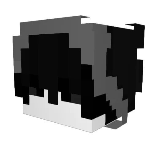 Gabinkers Minecraft avatar head, 3D render
