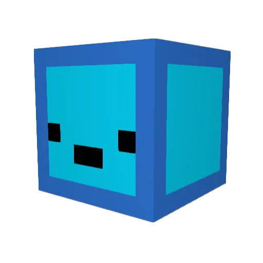 GabisMonster Minecraft avatar head, 3D render
