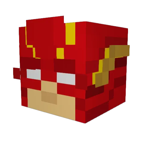 Gabizin_ Minecraft avatar head, 3D render