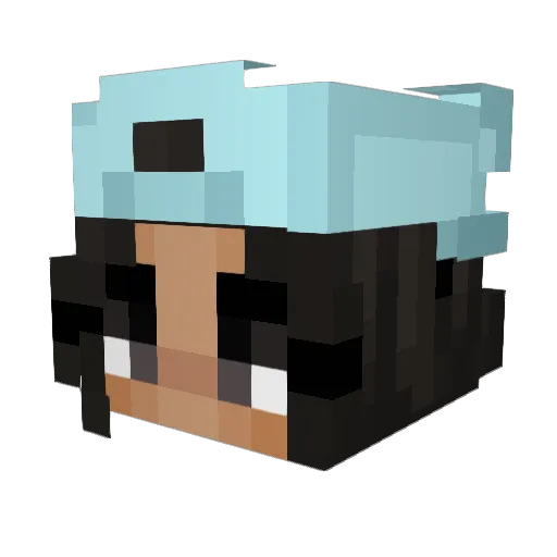 Gabizz222 Minecraft avatar head, 3D render