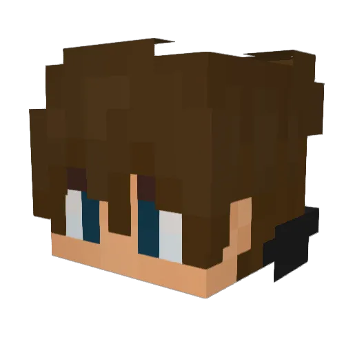 Gable2021 Minecraft avatar head, 3D render