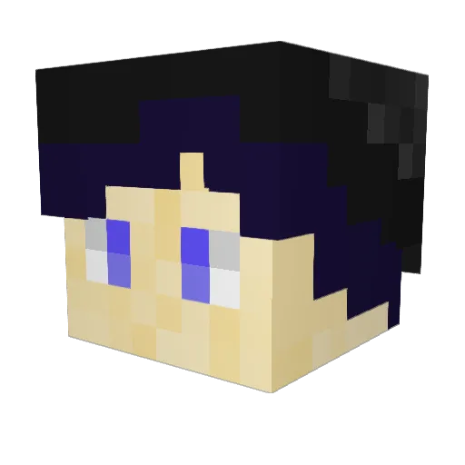 Gabo20000 Minecraft avatar head, 3D render