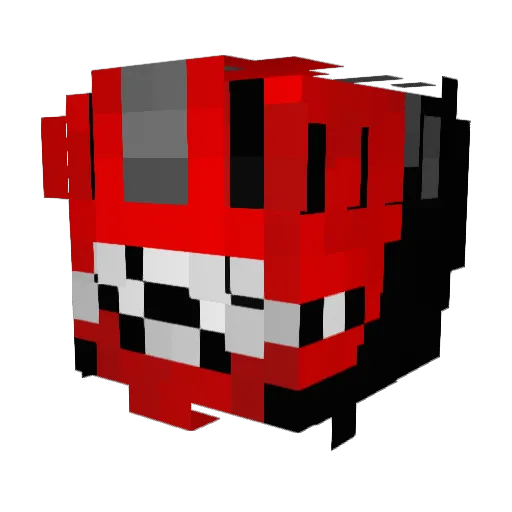 GaboHR_ Minecraft avatar head, 3D render
