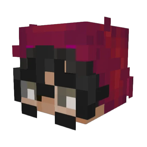 GaboJbs Minecraft avatar head, 3D render