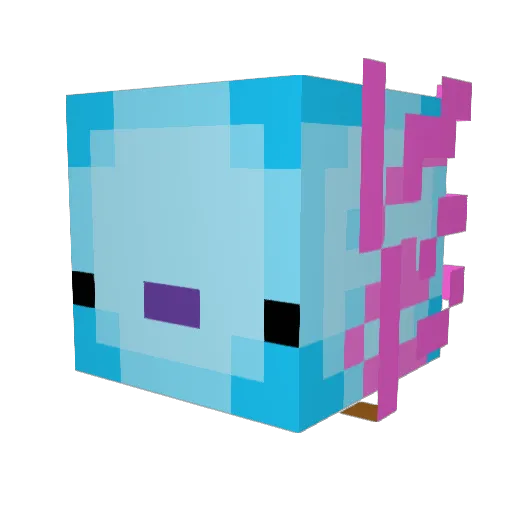 Gaboncio2b Minecraft avatar head, 3D render