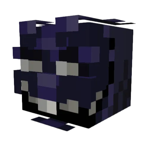 Gaboni_bones Minecraft avatar head, 3D render