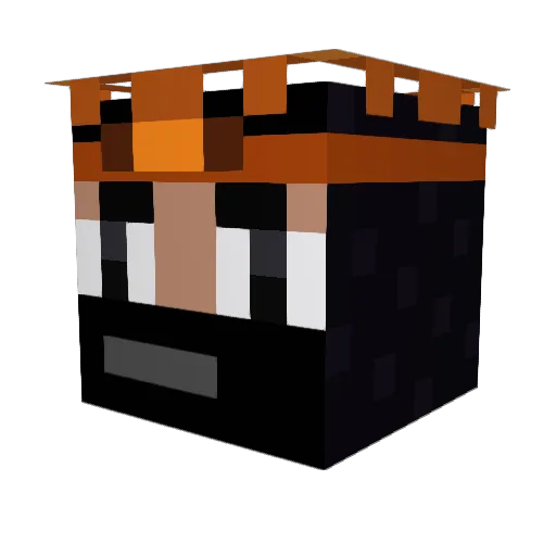 Gabran_Prime Minecraft avatar head, 3D render