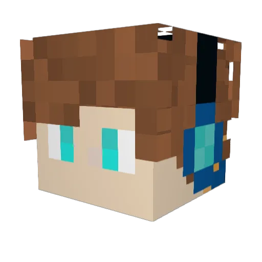 GabriBoy1610 Minecraft avatar head, 3D render