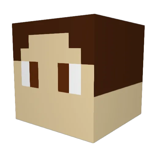Gabriel130212 Minecraft avatar head, 3D render