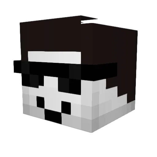 Gabriel1706 Minecraft avatar head, 3D render