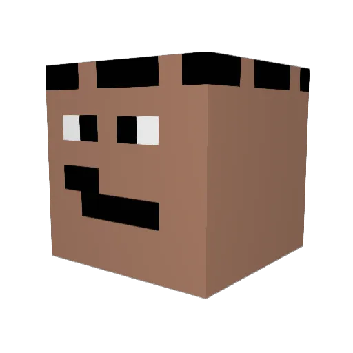 Gabriel466476874 Minecraft avatar head, 3D render
