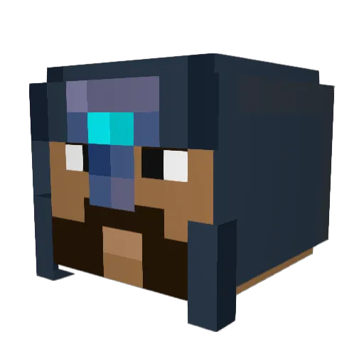 Gabriel543 Minecraft avatar head, 3D render